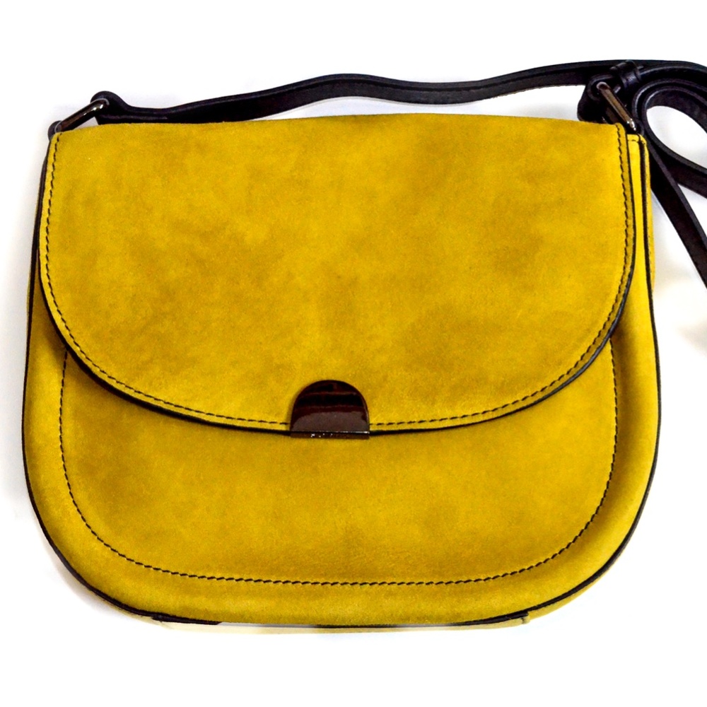 Mustard Yellow "Janet" Saddlebag